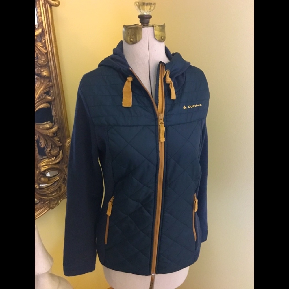 Quechua hybrid hiking sweatshirt in navy